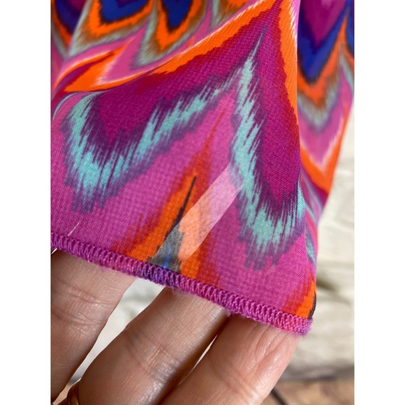 XTRAORDINARY brand Size 12 Dress Lined Dress with Sheer Overlay Pretty - Picture 6 of 10